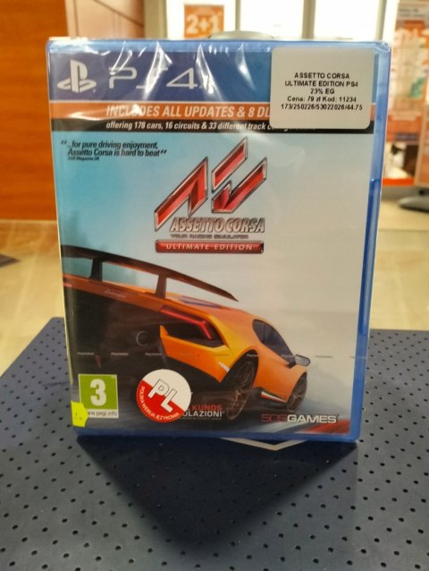 Assetto Corsa: Ultimate Edition PlayStation 4 (PS4) pudełkowa