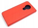 Etui z klapką Fancy Book do Nokia 3.4 czerwony