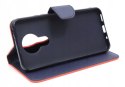 Etui z klapką Fancy Book do Nokia 3.4 czerwony