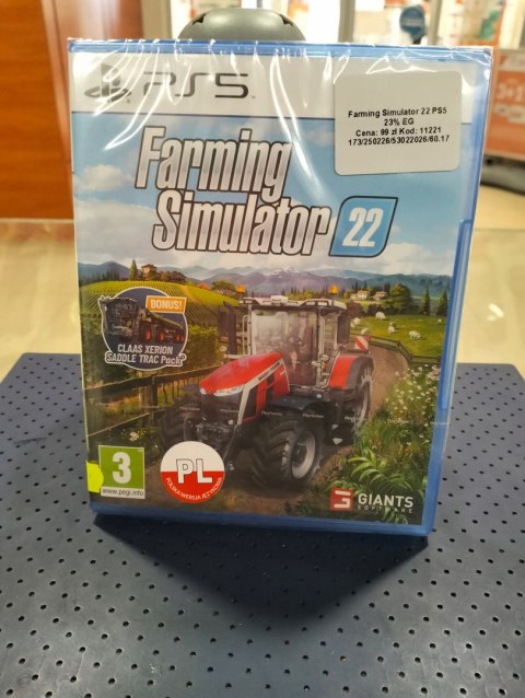 Farming Simulator 22 (PS5) PlayStation 5 (PS5) pudełkowa