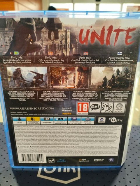 ASSASSIN'S CREED: UNITY PS4 PlayStation 4 (PS4) pudełkowa
