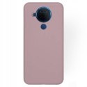 Etui Plecki Matt TPU do Nokia 5.4 różowy