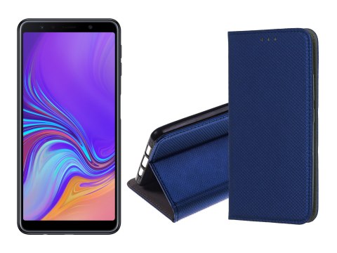 Etui z klapką Smart Case do Samsung Galaxy A7 2018 niebieski
