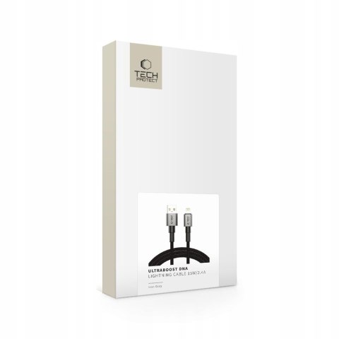 Kabel Tech-protect USB - Apple Lightning 2 m szary