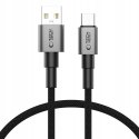 Kabel Tech-protect USB - USB typ C 0,25 m szary