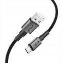 Kabel Tech-protect USB - USB typ C 0,25 m szary
