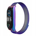 Pasek Metal Band do Xiaomi Mi Band 5 / 6 wielokolorowy