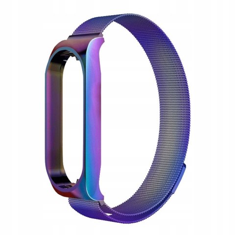 Pasek Metal Band do Xiaomi Mi Band 5 / 6 wielokolorowy