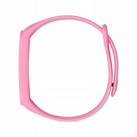 Pasek / opaska Silikonowa do Xiaomi Mi Band 5 / 6 / 7 różowy