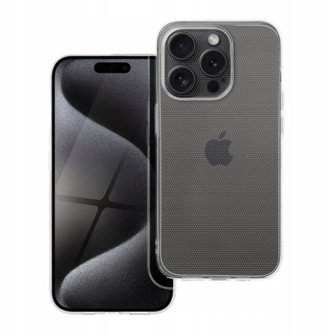 Plecki 2mm Clear Case do Apple iPhone 15 Pro bezbarwny