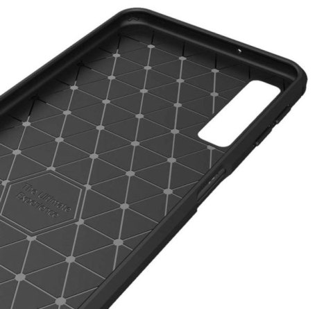 Plecki Carbon Case do Samsung Galaxy A7 2018 czarny