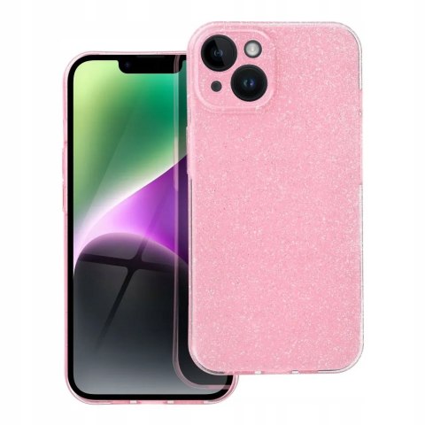Plecki Clear Case 2mm Blink do Apple iPhone 16 Pro Max różowy