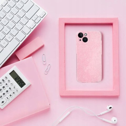 Plecki Clear Case 2mm Blink do Apple iPhone 16 Pro Max różowy