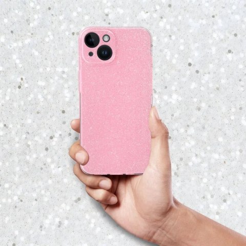 Plecki Clear Case 2mm Blink do Apple iPhone 16 Pro Max różowy