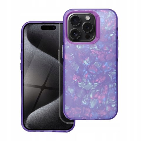 Plecki Futerał TUTTI FRUTTI do Apple iPhone 16 fioletowy
