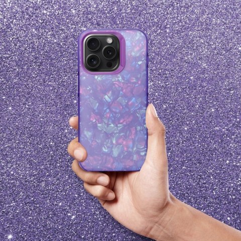 Plecki Futerał TUTTI FRUTTI do Apple iPhone 16 fioletowy