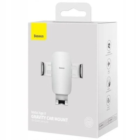 Uchwyt na kratkę nawiewu Baseus srebrny