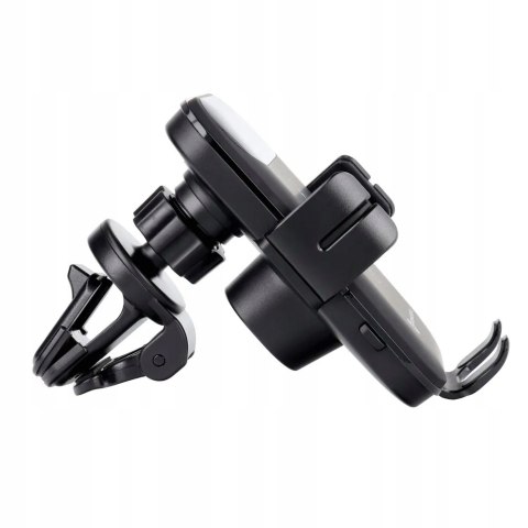 Uchwyt na szybę Forcell HS4 z ładowaniem Indykcyjnym 15W czarny