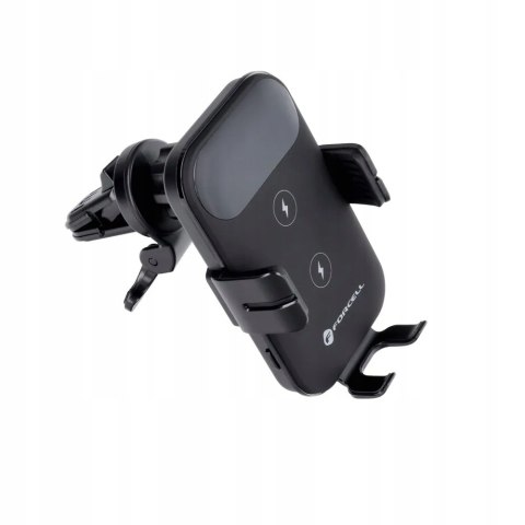 Uchwyt na szybę Forcell HS4 z ładowaniem Indykcyjnym 15W czarny