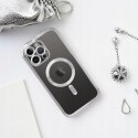 Plecki Electro Mag Cover do Samsung Galaxy S24 Plus srebrny