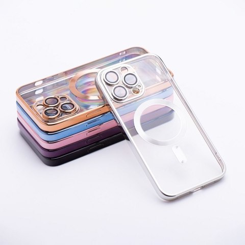 Plecki Electro Mag Cover do Samsung Galaxy S24 Plus srebrny