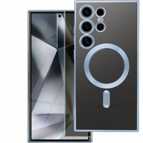 Plecki Electro Mag Cover do Samsung Galaxy S25+ niebieski