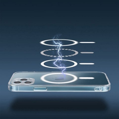 Plecki Pokrowiec Magnetyczny z MagSae do Apple iPhone 17 Pro bezbarwny
