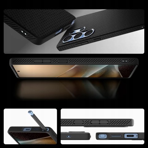 Etui Spigen Liquid Air do Samsung Galaxy S25 Ultra Matte Black