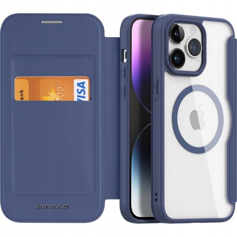 Etui z klapką Dux Ducis do Apple iPhone 15 Pro Max niebieski