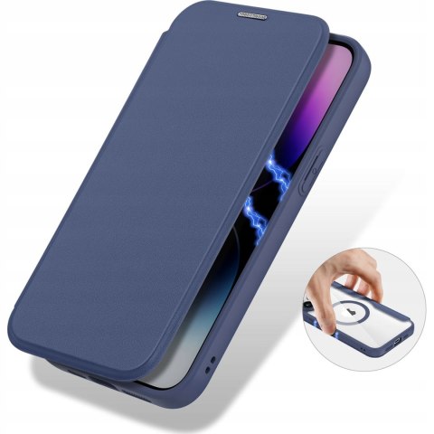 Etui z klapką Dux Ducis do Apple iPhone 15 Pro Max niebieski
