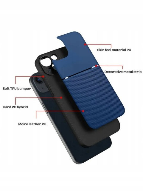 Plecki Forcell do Xiaomi Redmi Note 12 5G niebieski