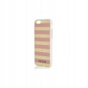 Plecki Guess Iphone 7 GUHCP7STGPI gold/pink hardcase Ethnic Chic Stripes 3D