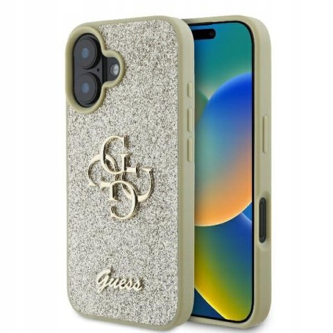 Plecki Guess do Apple iPhone 16 Plus Złoty