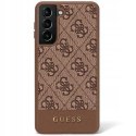 Plecki Guess do Samsung Galaxy S23 brązowy