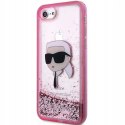 Plecki Karl Lagerfeld do Apple iPhone 7, iPhone 8, iPhone SE (2020) różowy