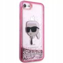 Plecki Karl Lagerfeld do Apple iPhone 7, iPhone 8, iPhone SE (2020) różowy