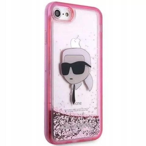 Plecki Karl Lagerfeld do Apple iPhone 7, iPhone 8, iPhone SE (2020) różowy