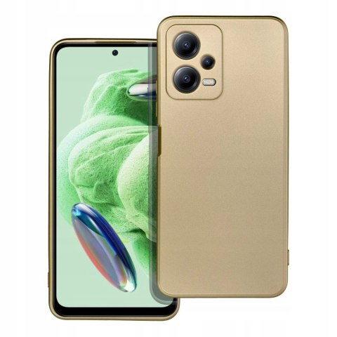 Plecki Metallic do Xiaomi Redmi Note 12 5G (GLOBAL) Poco X5 złoty