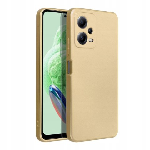 Plecki Metallic do Xiaomi Redmi Note 12 5G (GLOBAL) Poco X5 złoty