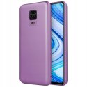 Plecki Metallic Xiaomi Redmi Note 9 Pro Max/Redmi Note 9s/9 Pro fioletowy