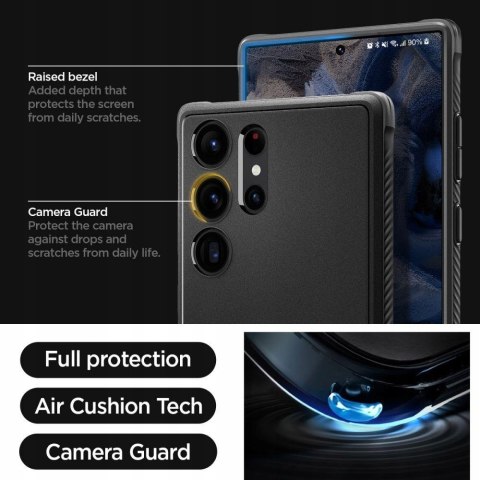 Plecki Spigen do Samsung Galaxy S23 Ultra czarny