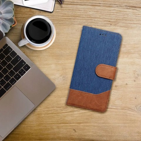 Etui z klapką Jeans do Xiaomi Redmi 14C niebieski