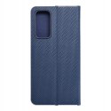 Etui z klapką Luna Book Carbon do Xiaomi 12 Lite niebieski