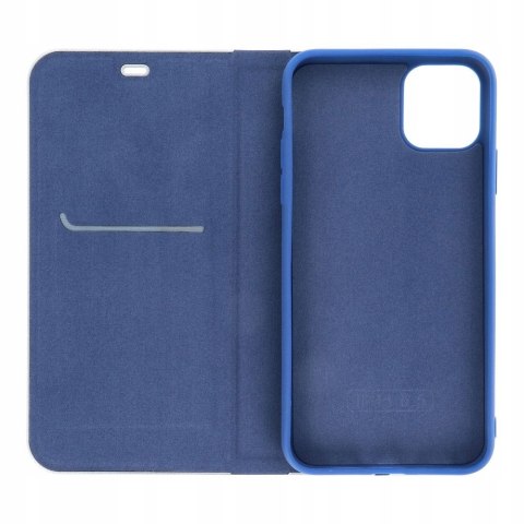 Etui z klapką Luna Book Carbon do Xiaomi 12 Lite niebieski