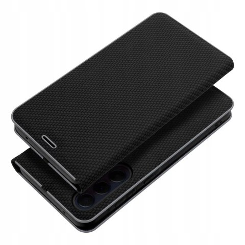 Etui z klapką Luna Book Carbon do Xiaomi 13T Pro czarny