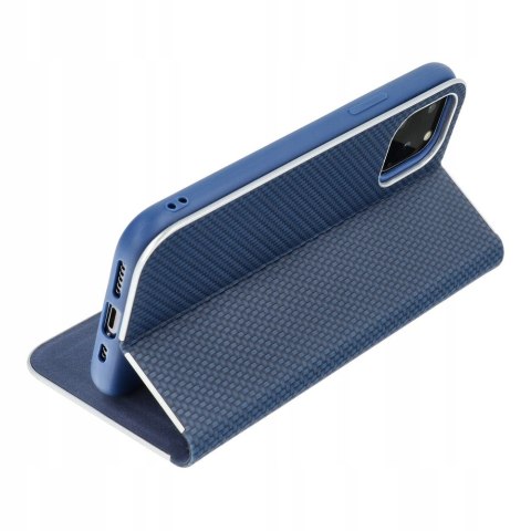 Etui z klapką Luna Book Carbon do Xiaomi 13T Pro niebieski