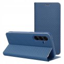 Etui z klapką Luna Book Carbon do Xiaomi Redmi Note 14 5G niebieski