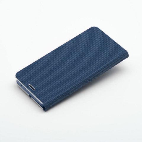 Etui z klapką Luna Book Carbon do Xiaomi Redmi Note 14 5G niebieski