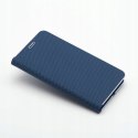 Etui z klapką Luna Book Carbon do Xiaomi Redmi Note 14 5G niebieski