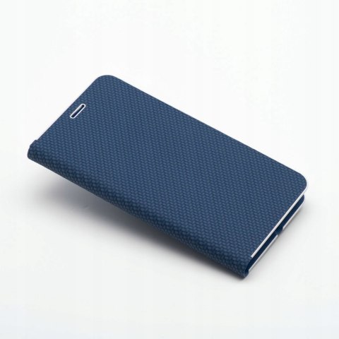 Etui z klapką Luna Book Carbon do Xiaomi Redmi Note 14 5G niebieski